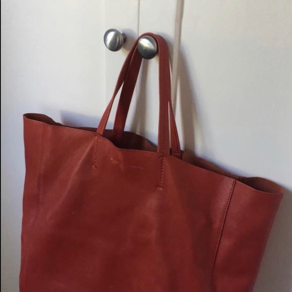 Céline vertical leather tote bag